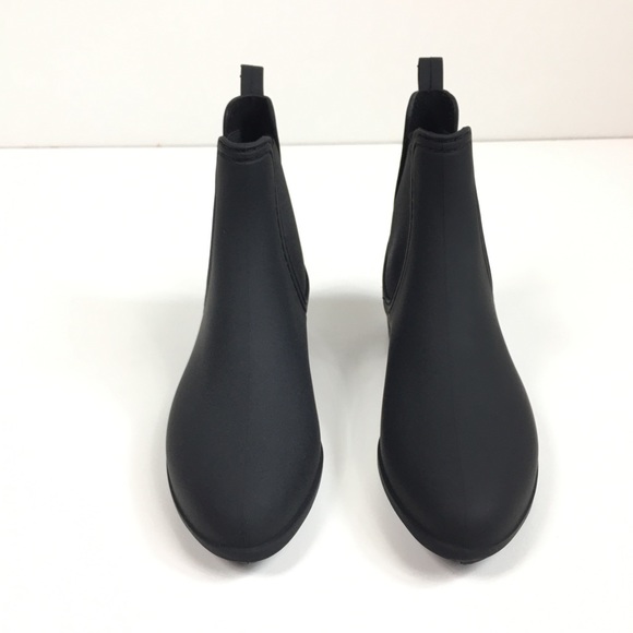 JEFFREY CAMPBELL Chelsea Matte Black Rain Boots - Picture 2 of 7